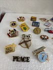 Lapel Pin Lot Of 20 Pins Mixed Lot All Pre-owned