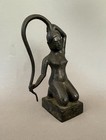 Asian Bronze Statuette  19th Century Or Earlier