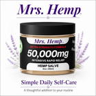 50 000 Mg Hemp Extra Strength Healing Salve   Ideal For Hips  Joints  Neck  Back