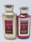  Bath   Body Works  luminous  2 Gift Set 10fl oz Shower Gel   Body Lotion  new 