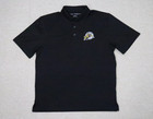 Hamilton Tiger Cats Polo Shirt Adult Medium Black Cfl Football Collared