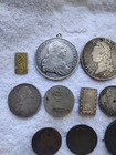 Solid Gold Silver And Copper Coin Lot  World Coins 