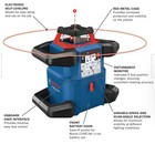 Bosch Grl4000-80chv 18v Revolve 4000 Connected Self-leveling Rotary Laser Level