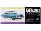 Skill 2 Model Kit 1965 Plymouth Carracuda 1 25 Scale Car By Amt Amt1431 M