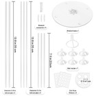 6 Sets Balloon Sticks With Base balloon Stand Kits balloon Stands With Base F   