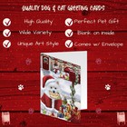 Dear Santa Mailbox Christmas Letter American Eskimo Dog Greeting Cards - Ador   