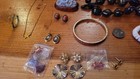 Estate Find Vintage Costume Jewelry Lot Necklaces Bracelets Brooches Kukui Shell