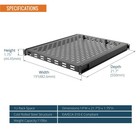 1u Sliding Rack Shelf 4-post Vented Rack Mount Shelf 21 7in Deep With Adjusta   