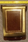 Vintage 60 s Bates Cavalier List Finder Address Contact List Sable Brown W Box