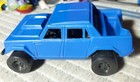 Tootsie Toy Rare Vintage Blue Lambo 002  strombecker 5 