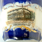 Geneva   Ohio Oh - Soldiers   Sailors - Antique Souvenir China Cobalt Trinket