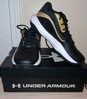 Under Armour Ua Lockdown 7 Shoes Mens Size 10 Black Gold Basketball 