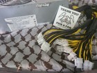 Used Bitmain Apw5 Power Supply 2600w Psu New Fan   Power Cords 15x Pci-e Plugs