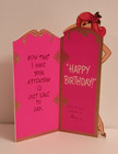 Vintage Mcm Hallmark Birthday Card Funny Cheeky Risque Used