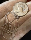 1962 - Proof Like Franklin 50c Silver Half Dollar Coin With  925 Necklace