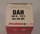 Sylvania Dah Projector Projection Lamp Bulb 500w 120v Vintage Nos