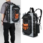 For Harley Softail Waterproof Motorcycle Huge Bag Sissy Bar Helmet Roll Luggage