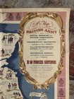 Rare World War Ii Map Of The British Army English County Regiments 1944