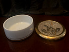 The Art Of Chokin 24 K Gold Edge Trim Gilded Black And Gold Trinket Box-japan