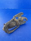 Antique Vintage Metal Eagle Door Knocker Cast Iron American Eagle Shield 8   