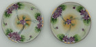 Beautiful Antique Nippon Te-oh Bone China Saucer Set Of Two 5 1 8 