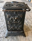 Vintage Cast Iron S  Bernstein   Co Gas Stove Still Advertising Coin Bank 1901
