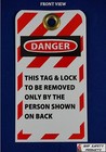 Lockout Tags  special 3 Pack  W  3 8  Brass Grommet Safety Lockout Tagout