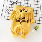Cartoon Pocket Monsters Baby Pyjamsa Newborn Cute Winter Long-sleeved Kids Rompe