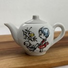 Vintage Toy China Tea Set - 13 Piece Set Made In Japan Girl Dog Carriage Chick