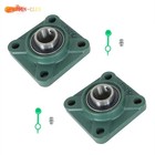 Ucf 205-16 Pillow Block Flange Bearing  Solid Base 1  Bore 4 Bolt 2 Pcs