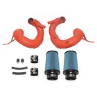 Injen Wrinkle Red Short Ram Cold Air Intake   Fits 2018-2023 Kia Stinger 3 3l