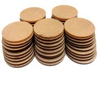 100 1  X1 8  Clear Acrylic Small Circle Disc Miniature Base Plastic Plexiglass