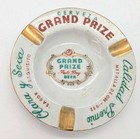 Vintage Grand Prize Beer Ashtray   Tasting Glass Pale Dry