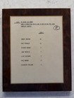 Family Feud Tv Game Show Screen Used Survey Answers Plaque Richard Dawson Estate