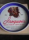 Iroquois Beverage Corp Buffalo Ny Vintage Indian Head Beer   Ale Tray