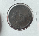1832 Nova Scotia 1 2 Half Penny Token L2