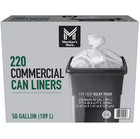 Member s Mark 50-gallon Commercial Can Liners  220 Ct 