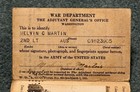 Original Wwii Us Army Tank Destroyer Officers Id Card