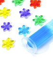 1pc Flower Toilet Gel Sticker     Decorative   Freshening Bathroom Accent - New