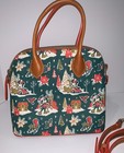 Disney Dooney   Bourke Christmas Satchel Mickey Mouse   Minnie Mouse Holiday Bag