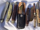 Vintage Pocket Knife Lot Of 9 Fish Knife Buck Creek More