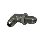 Lot Of 7     90 Degrees Bulkhead Elbow Fittings 8mj X 8mj Steel Hydraulic Adapter