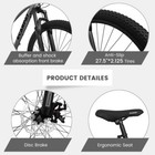 27 Inch Mountain Bike 21 Speed  Suspension Fork  Aluminum Frame Disc Brake