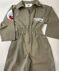 Vintage Original Ghostbusters Jumpsuit Kids Size 4 Khaki Costume Coveralls 1988