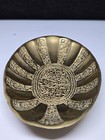 Vintage Brass Oval Trinket Jewlery Dish With Scalloped Edges 4  Made In India