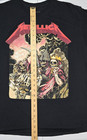 Metallica Four Horsemen Skeletons Graphic Short Sleeve Black Tee Shirt Men s L