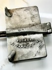 Vintage Antique Cast Iron T  Calabrese Waffle Iron Patent Pend Pittsburgh 1927