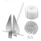 Ship Anchor Good Grip 13lb Style Boat Anchor With Chain For Fresh Water