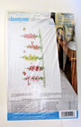 Janlynn  garden Of Snapdragons Pillowcase Pair Stamped  Kit 20x30 Embroidery Set