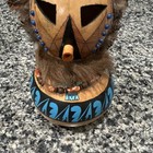 Vintage Southwest Gourd Art Spirit Doll Kachina Style Signed Ama Thunderbird
